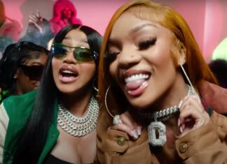 Cardi B and Glorilla performs at the 2022 American Music Awards Glorilla Cardi B