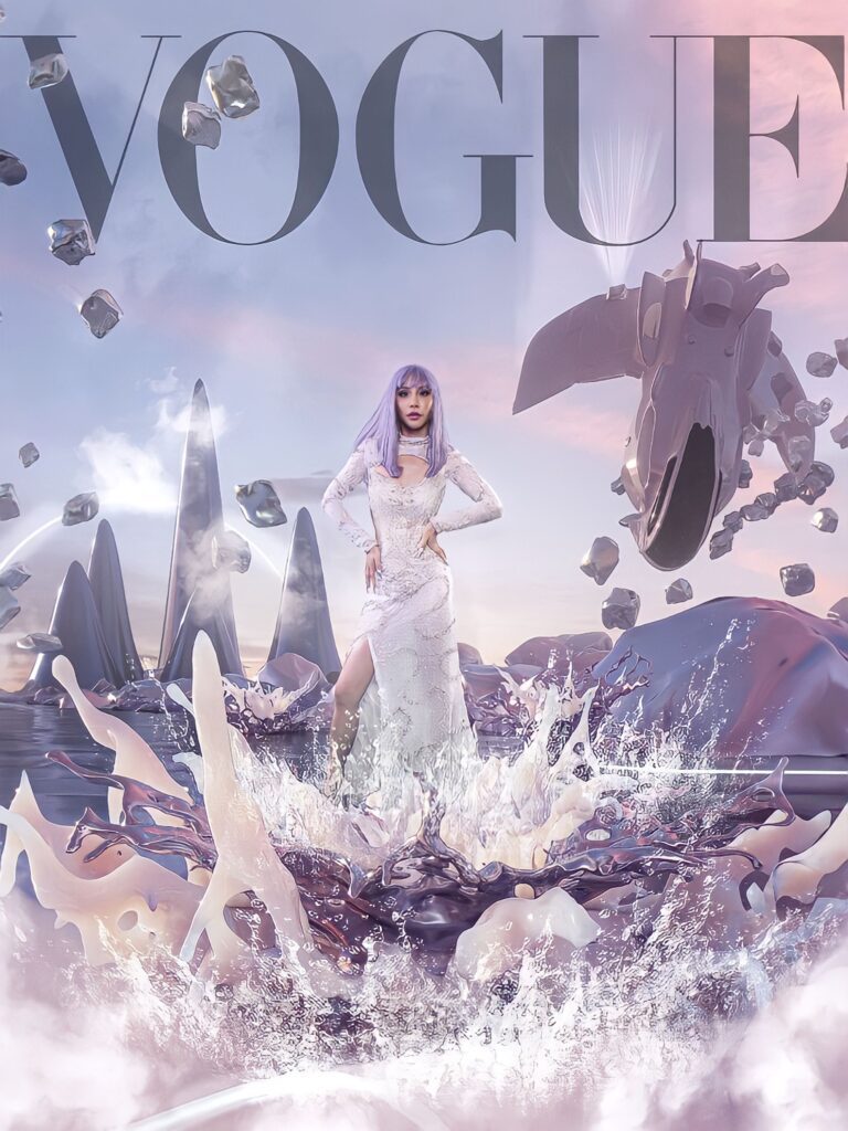 Abigail Spenser Hu graces the Vogue Magazine’s Women in Music June/July 2022 issue, alongside Dua Lipa, in the U.S. version of the publication.